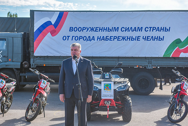 6 мотоциклов и квадроцикл: что отправили челнинцы на фронт?