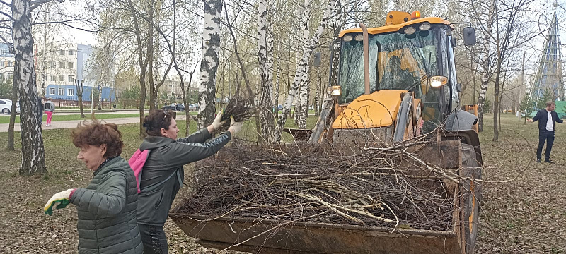 Өмәдә шәһәрнең барлык предприятиеләре һәм оешмалары катнашты