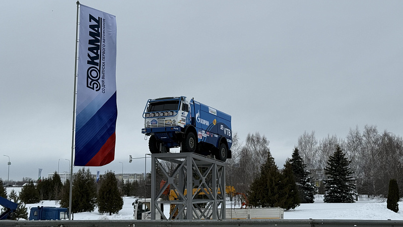 15 автомобилей «КАМАЗ» планируют установить в разных частях Набережных Челнов