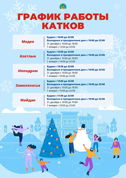 Прогноз погоды на 1 января нового года: приглашаем на катки!