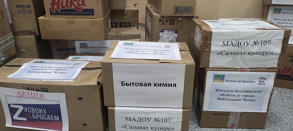 Белгород өлкәсендә яшәүчеләргә 1 тоннадан артык гуманитар ярдәм җыелган