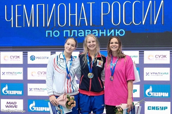 Челнинка завоевала серебро на чемпионате России по плаванию