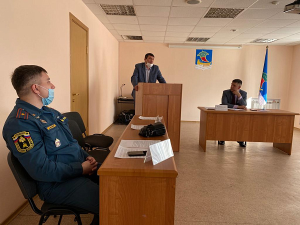 В Комсомольском районе состоялось совещание по вопросу весеннего половодья