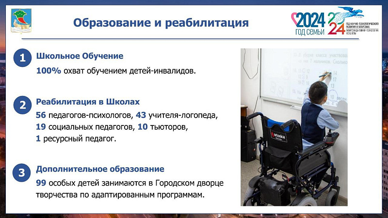 Школьным обучением в Набережных Челнах охвачены все дети-инвалиды
