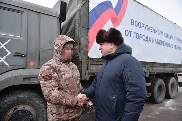 Из Набережных Челнов отправили 14 тонн шефской помощи