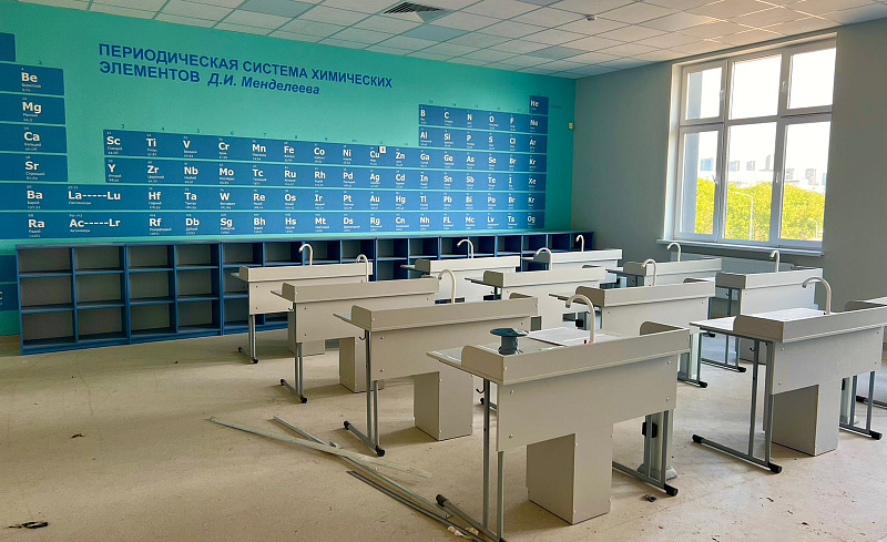 Яңа төзелә торган 57 нче гимназиягә җиһазлар китерелә