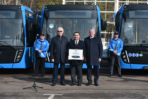 В Набережные Челны поступили 36 новых автобусов "НЕФАЗ"